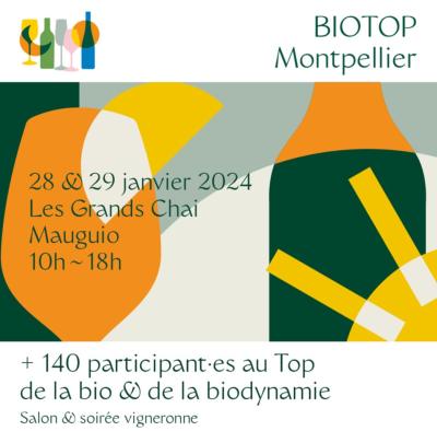 Dgustation professionnelle BIOTOP - Montpellier 2024